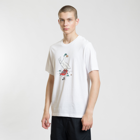 Мужская футболка Nike SB Goose White