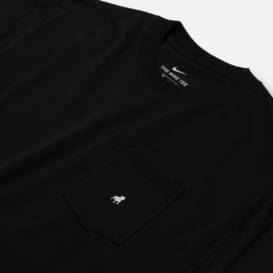 Мужская футболка Nike SB ISO Black/White