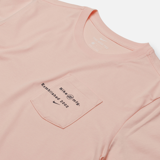 Мужская футболка Nike SB Logo Pocket Front Side Washed Coral