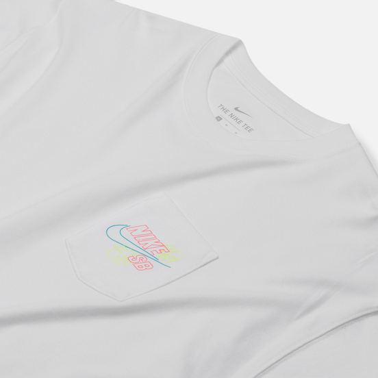 Мужская футболка Nike SB Paradise Pocket White
