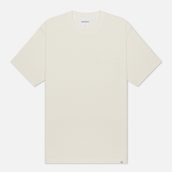 Мужская футболка Norse Projects Johannes Pocket Ecru