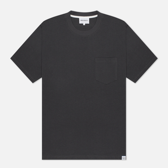 Мужская футболка Norse Projects Johannes Pocket Slate Grey