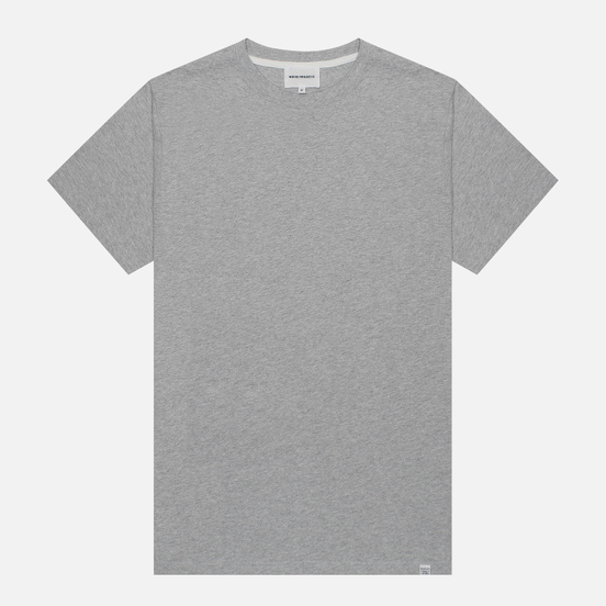 Мужская футболка Norse Projects Niels Standard Light Grey Melange