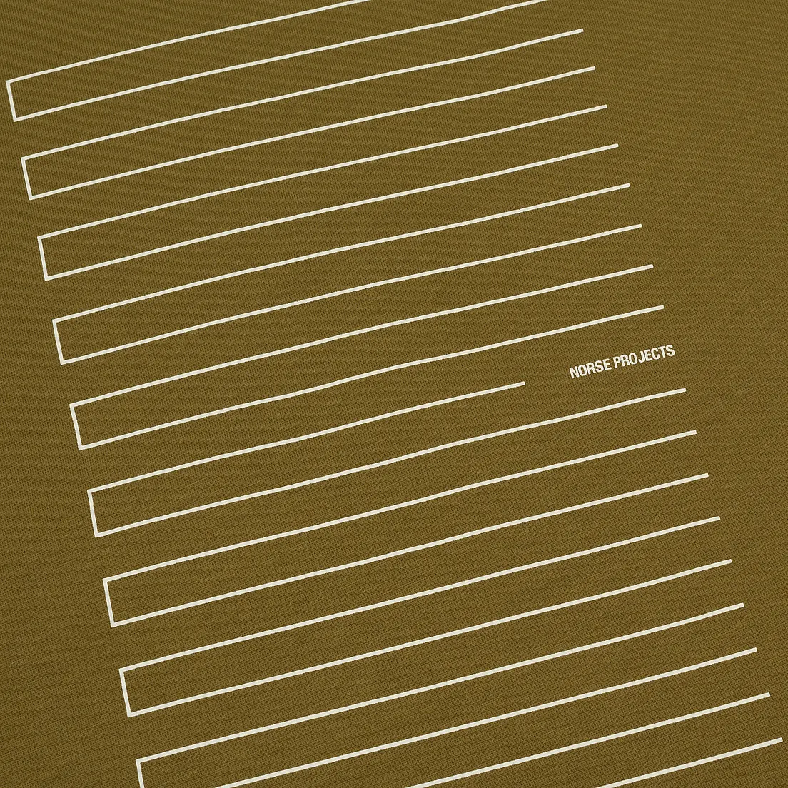 Norse Projects Мужская футболка Niels Stripe Screen Logo