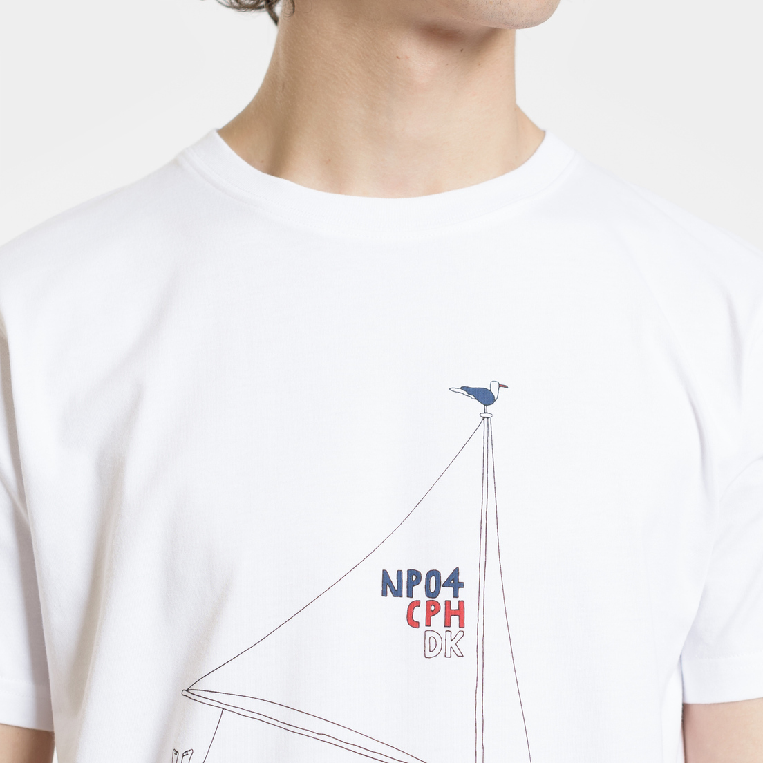 Norse Projects Мужская футболка x Daniel Frost Boat
