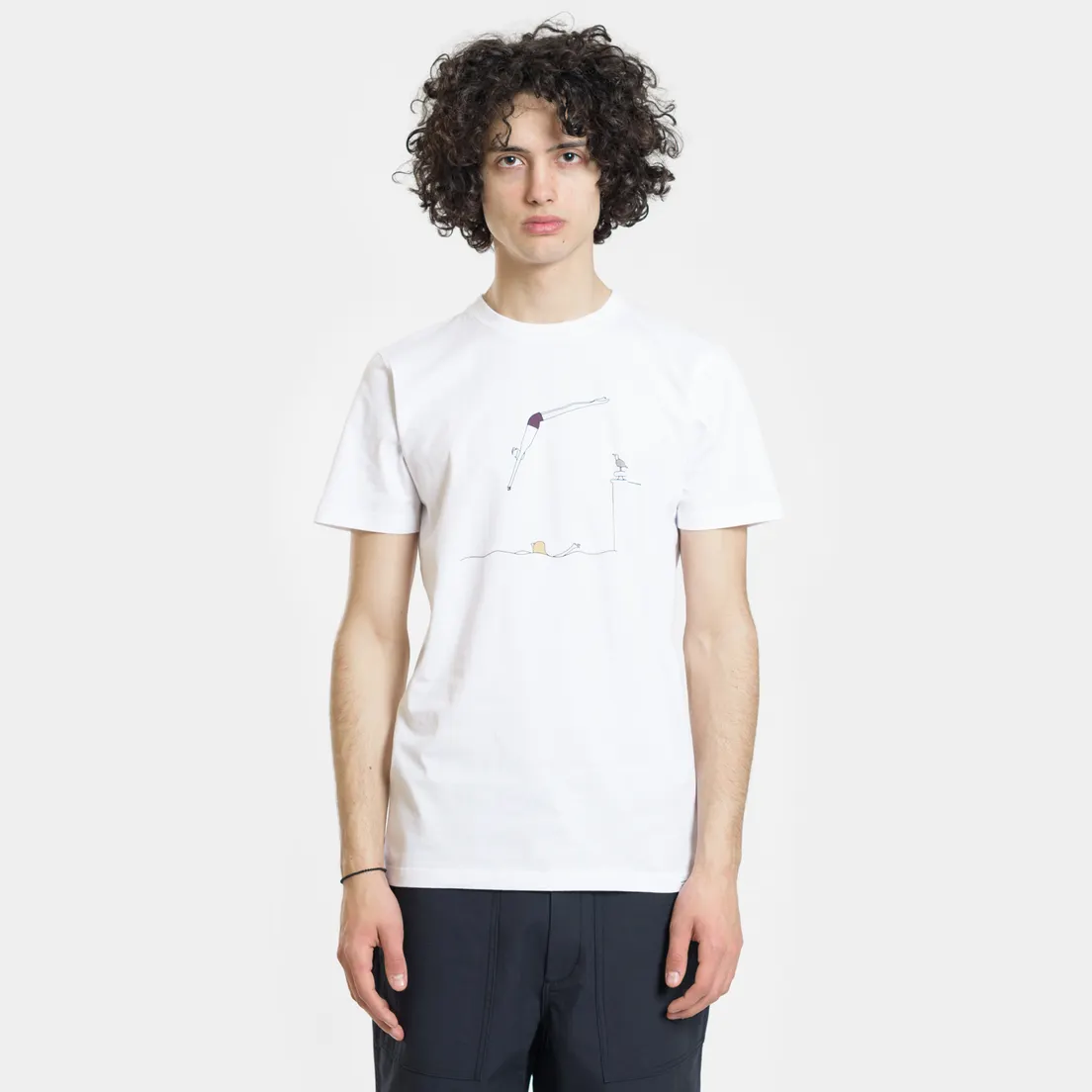 Norse Projects Мужская футболка x Daniel Frost Jump