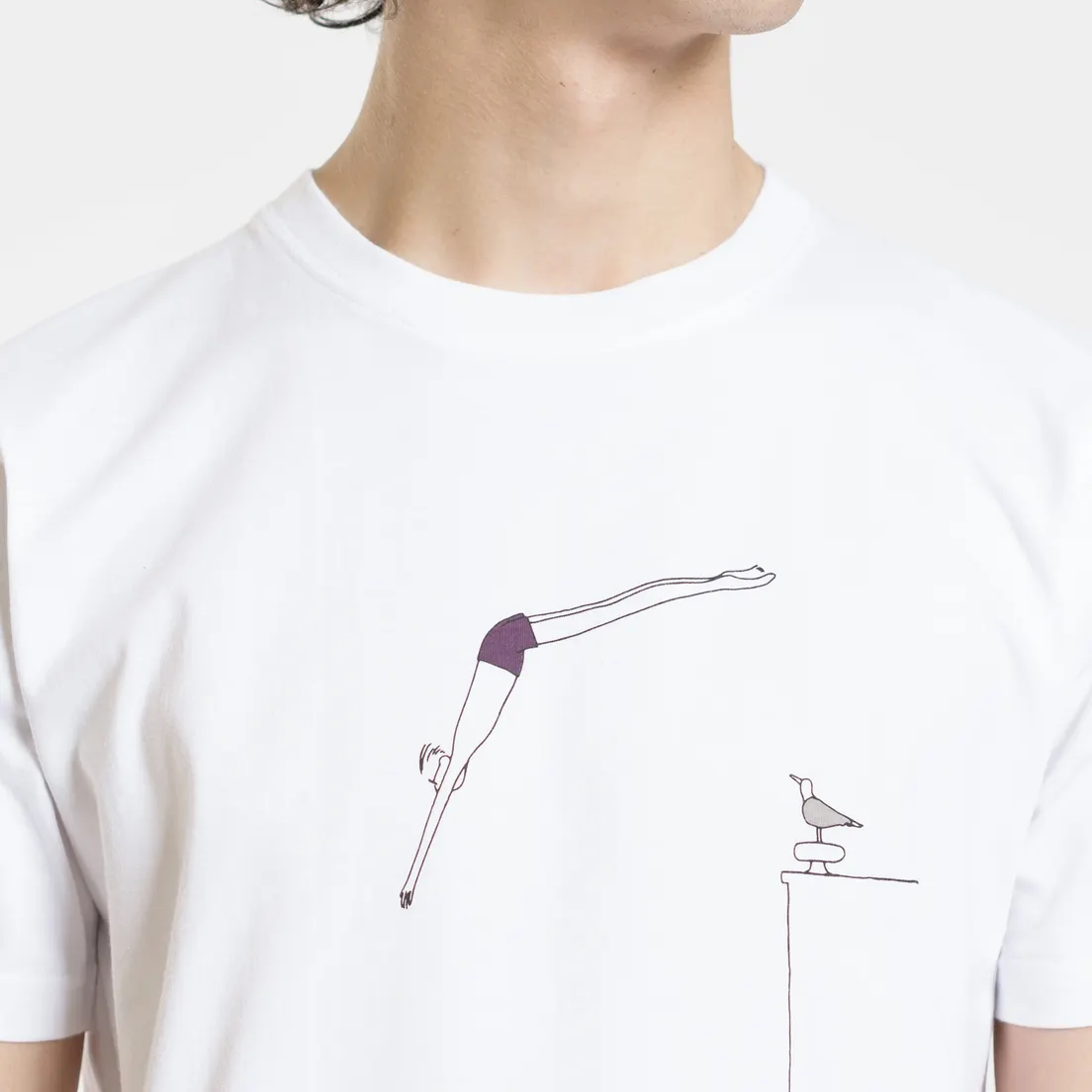 Norse Projects Мужская футболка x Daniel Frost Jump
