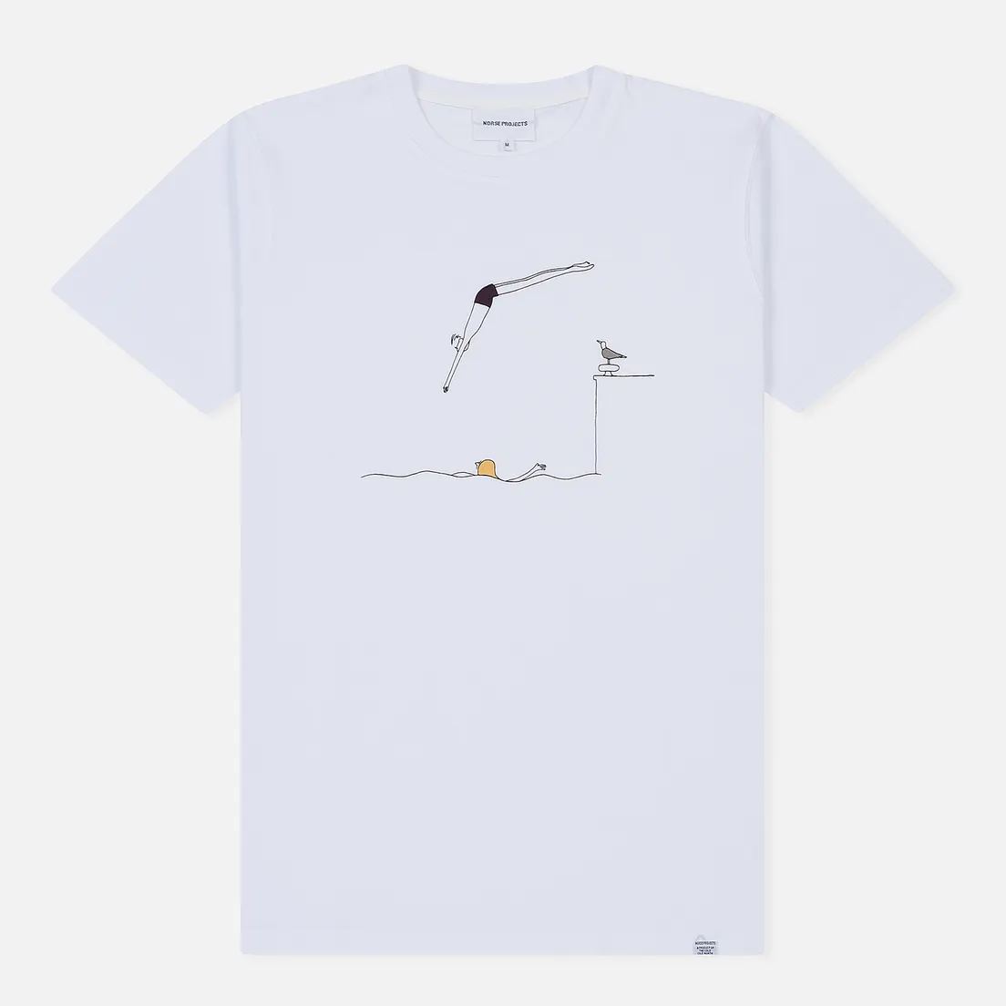 Norse Projects Мужская футболка x Daniel Frost Jump