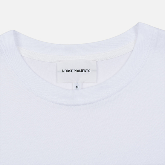 Мужская футболка Norse Projects x Daniel Frost Standing Skier White