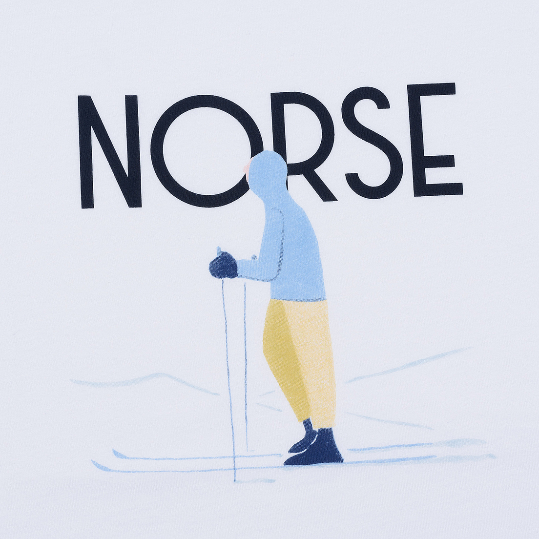 Norse Projects Мужская футболка x Daniel Frost Standing Skier