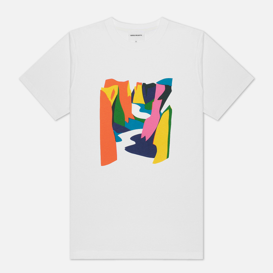 Мужская футболка Norse Projects x Jeremie Fischer Valley White