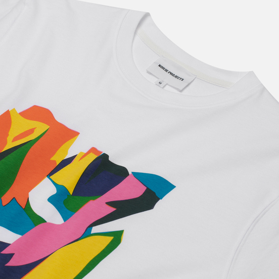 Мужская футболка Norse Projects x Jeremie Fischer Valley White