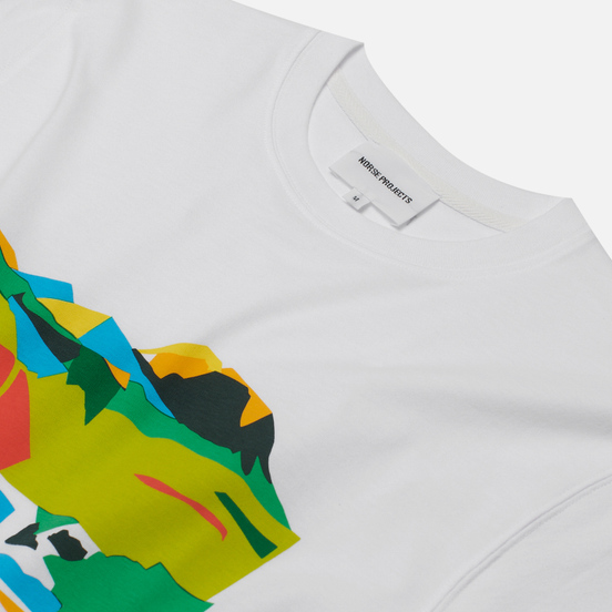 Мужская футболка Norse Projects x Jeremie Fischer View White