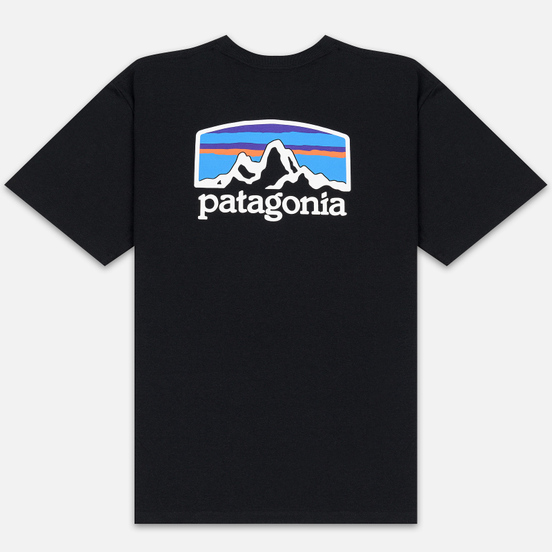 Мужская футболка Patagonia Fitz Roy Horizons Black