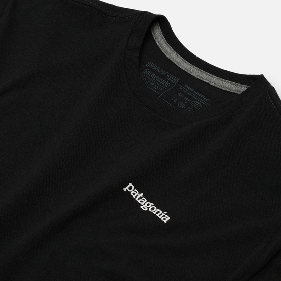 Мужская футболка Patagonia Fitz Roy Horizons Logo Black