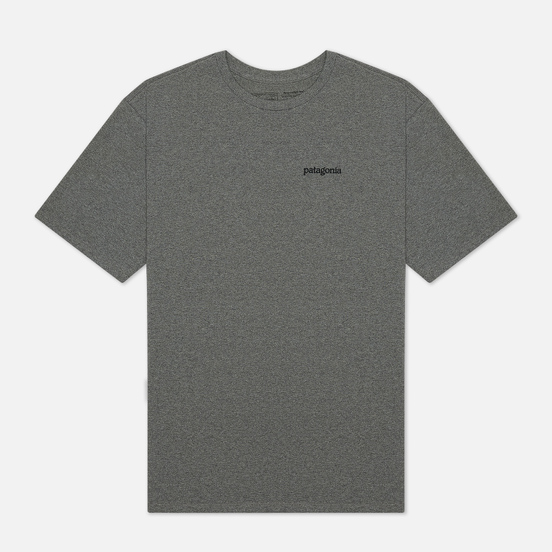 Мужская футболка Patagonia Fitz Roy Horizons Logo Gravel Heather