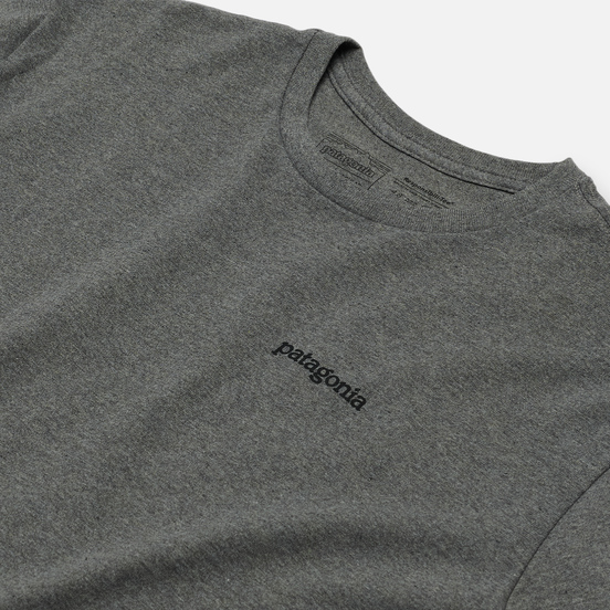Мужская футболка Patagonia Fitz Roy Horizons Logo Gravel Heather
