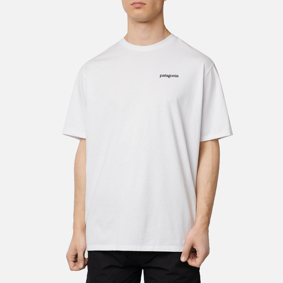 Мужская футболка Patagonia Fitz Roy Horizons Logo White
