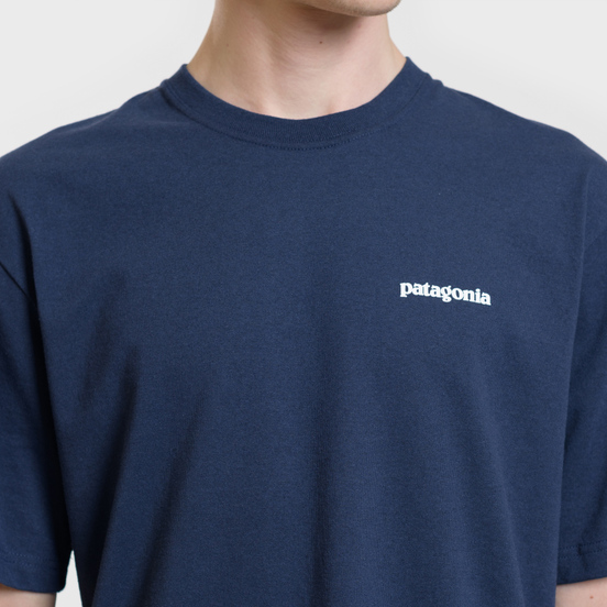 Мужская футболка Patagonia P-6 Logo Classic Navy