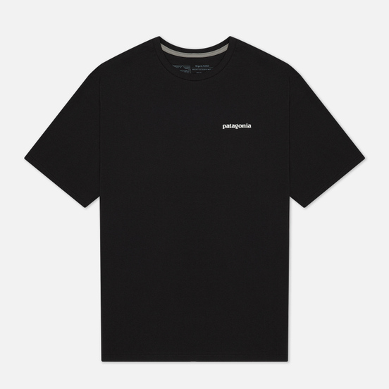 Мужская футболка Patagonia P-6 Logo Organic Black