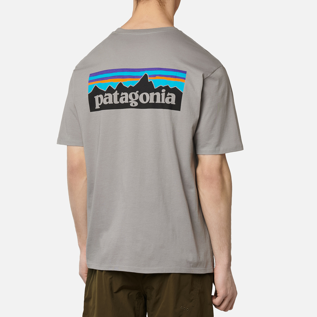 Patagonia Мужская футболка P-6 Logo Organic