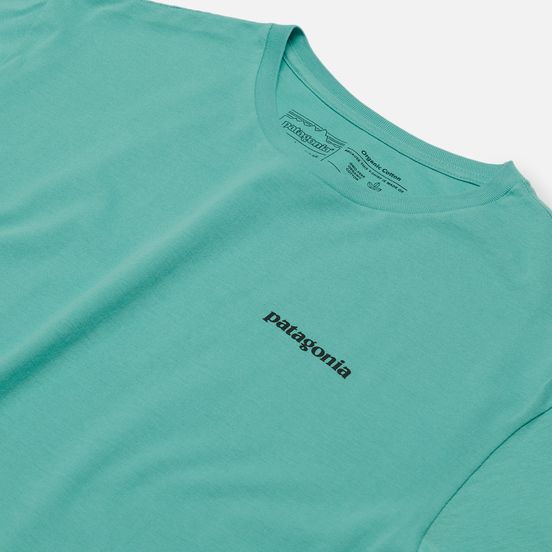 Мужская футболка Patagonia P-6 Logo Organic Light Beryl Green