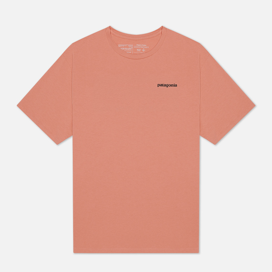 Мужская футболка Patagonia P-6 Logo Organic Mellow Melon