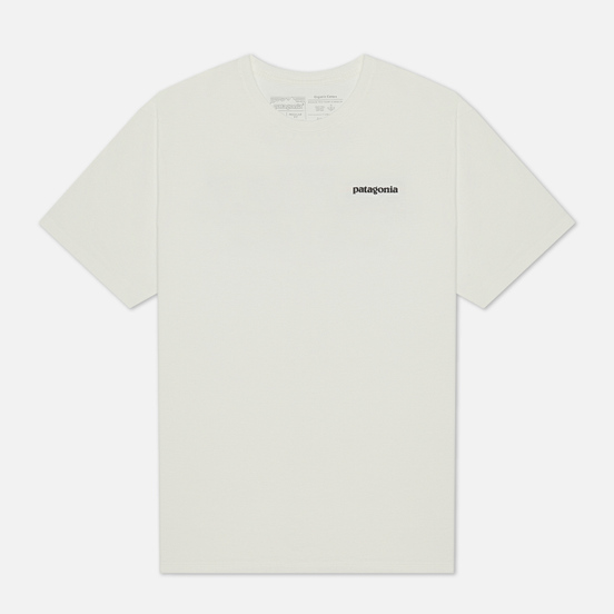 Мужская футболка Patagonia P-6 Logo Organic White