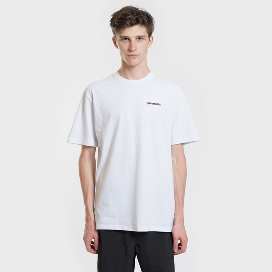 Мужская футболка Patagonia P-6 Logo White