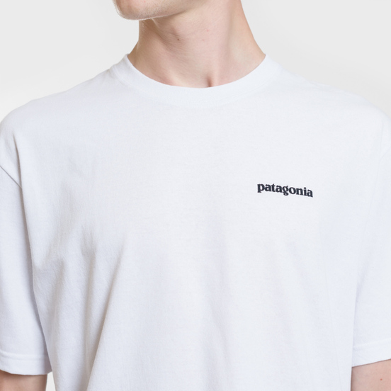 Мужская футболка Patagonia P-6 Logo White