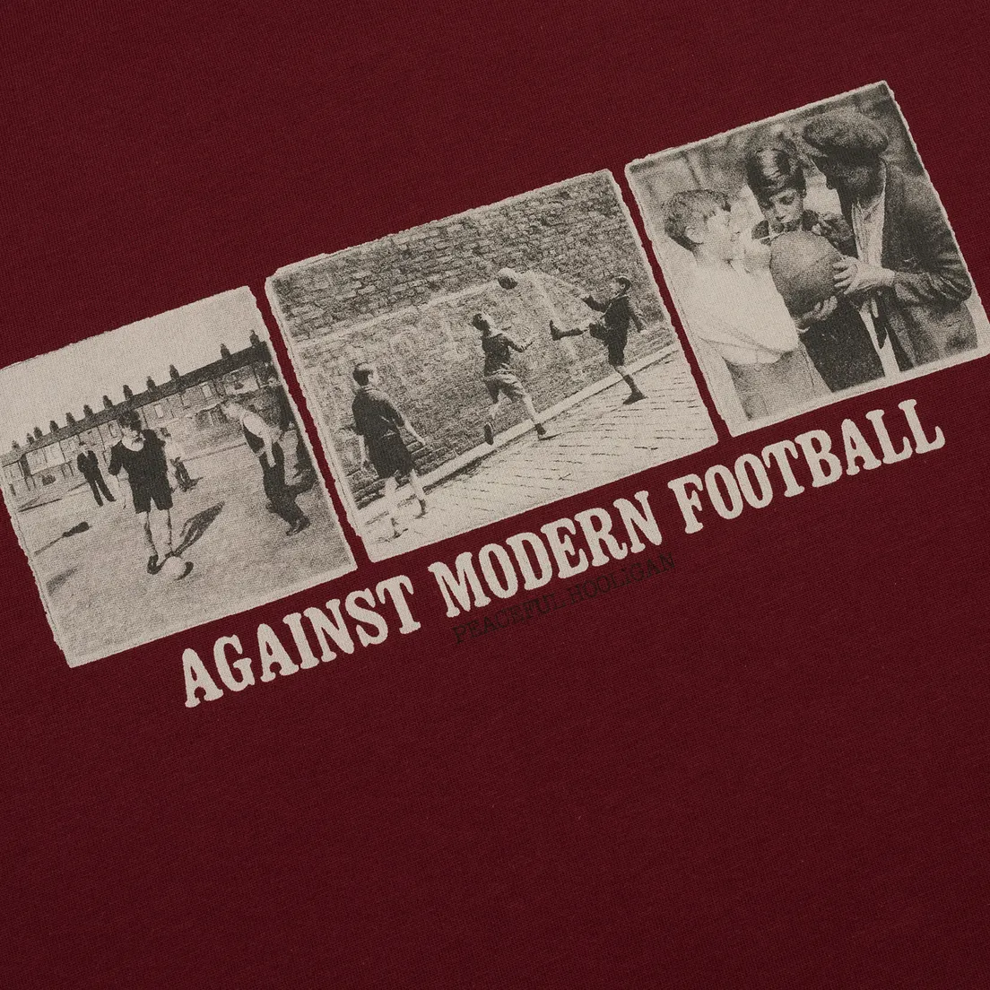 Peaceful Hooligan Мужская футболка Against Modern Football