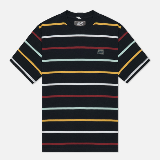 Мужская футболка Peaceful Hooligan Alden Navy Stripe