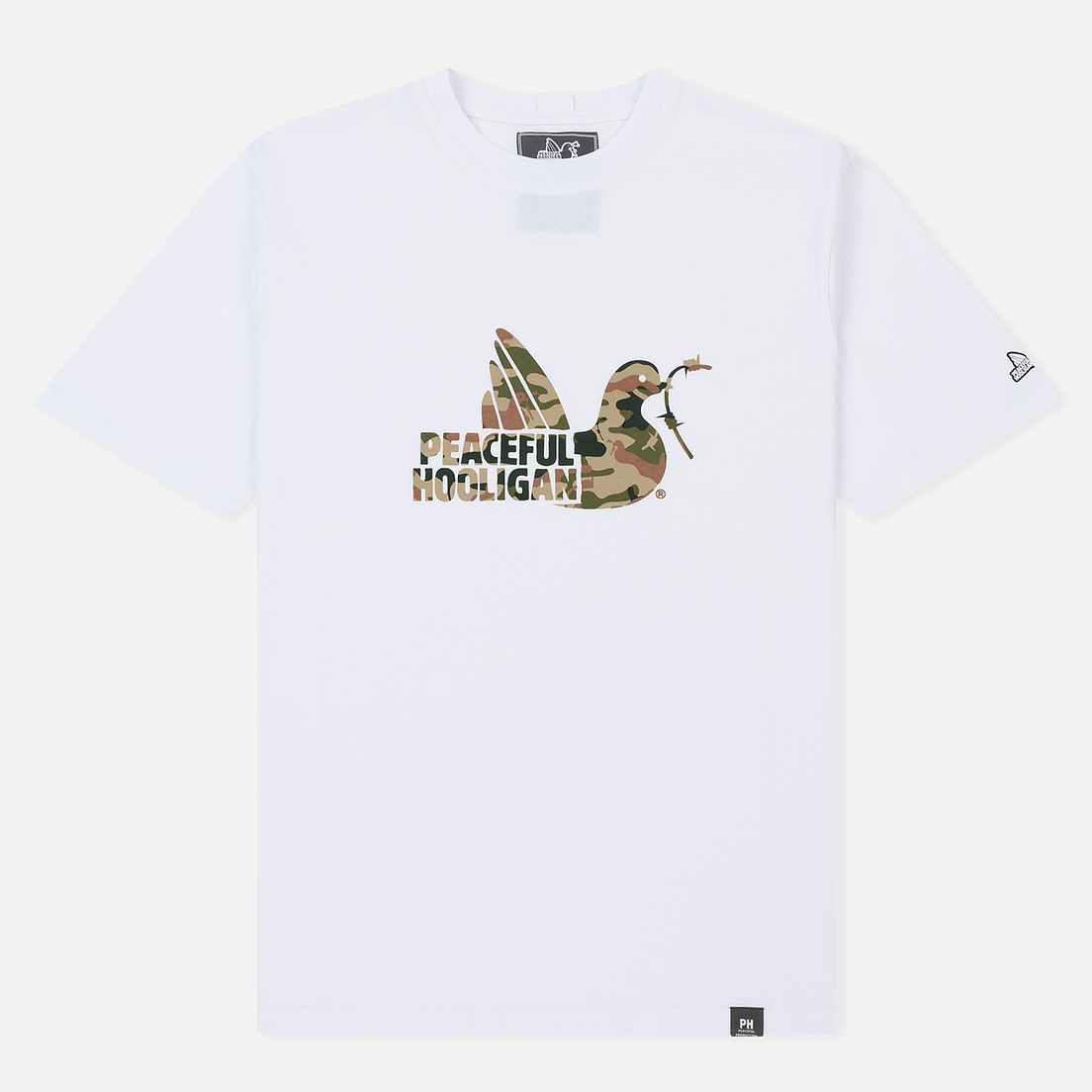 Peaceful Hooligan Мужская футболка Camo Dove