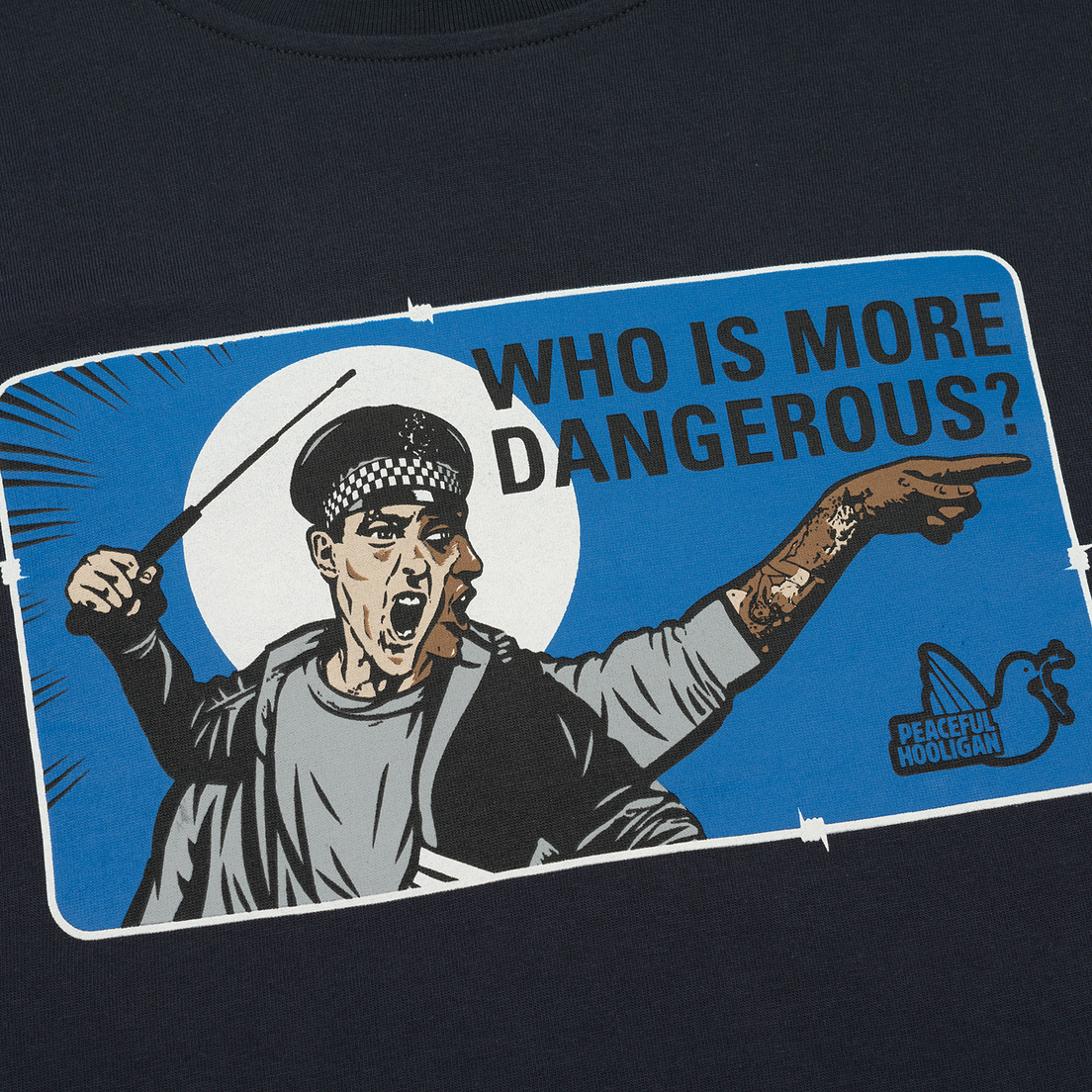 Peaceful Hooligan Мужская футболка Dangerous