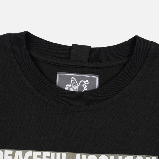 Мужская футболка Peaceful Hooligan Fanatic Black