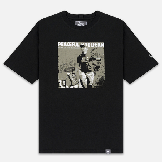 Мужская футболка Peaceful Hooligan Fanatic Black