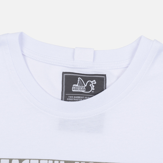 Мужская футболка Peaceful Hooligan Fanatic White