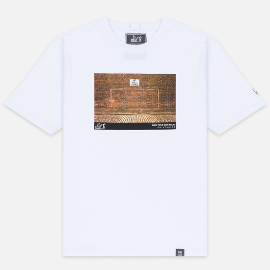 Мужская футболка Peaceful Hooligan Goal White