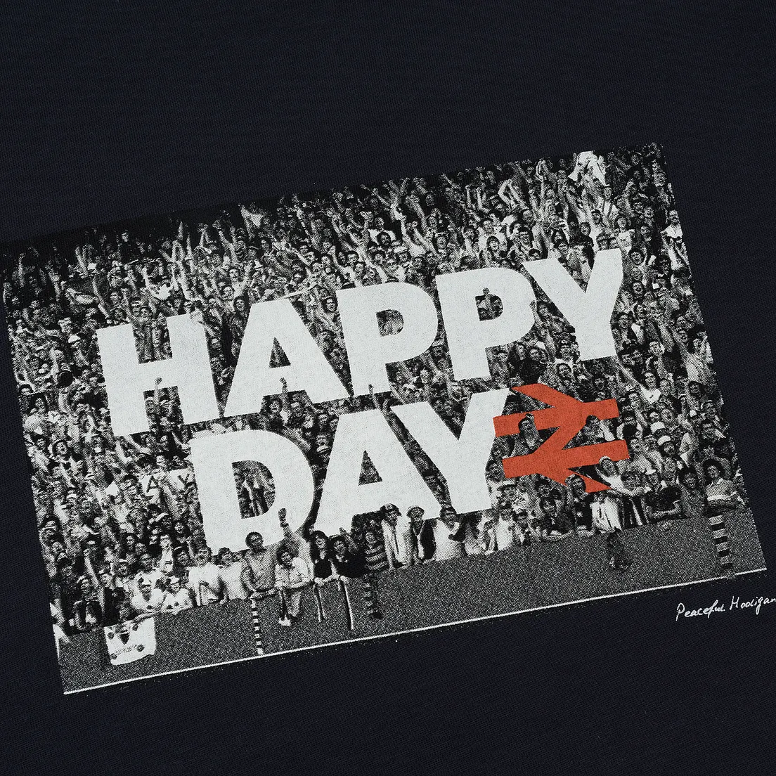 Peaceful Hooligan Мужская футболка Happy Days