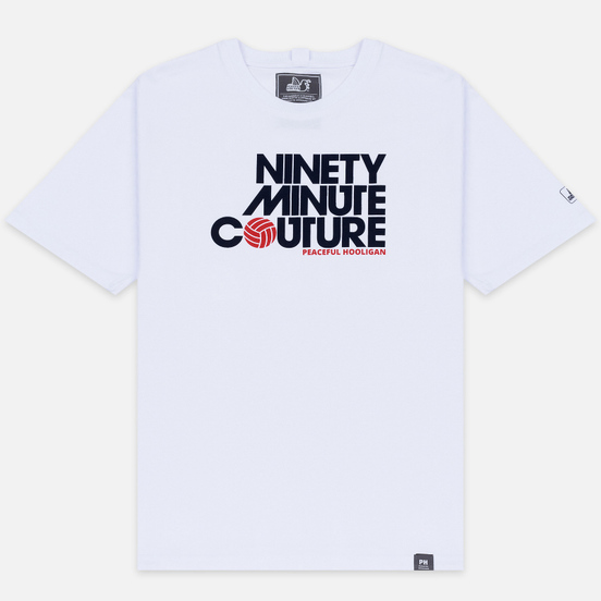 Мужская футболка Peaceful Hooligan Ninety Minute White