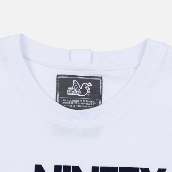 Мужская футболка Peaceful Hooligan Ninety Minute White