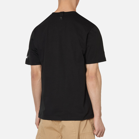 Мужская футболка Peaceful Hooligan Outline Dove Black