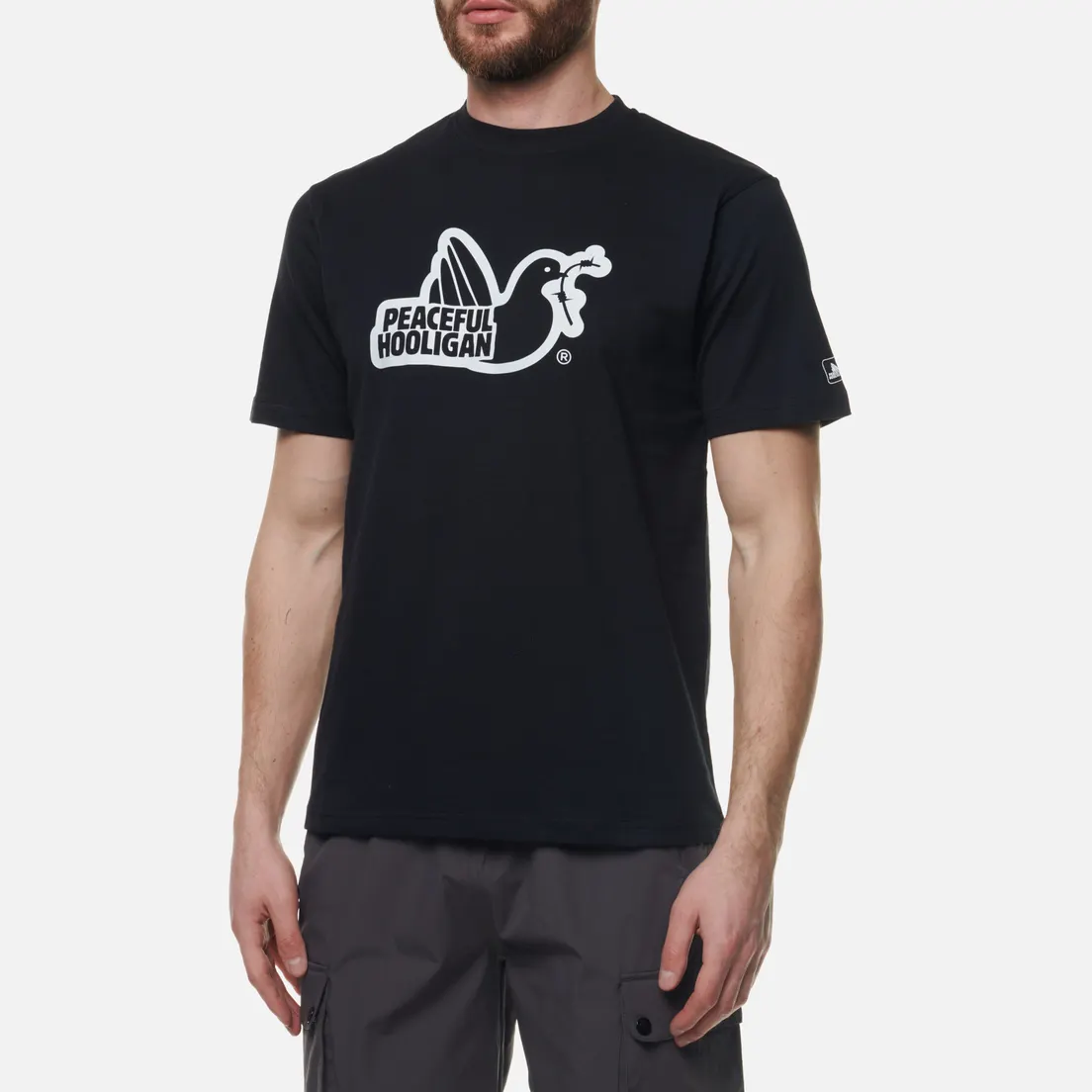 Peaceful Hooligan Мужская футболка Outline Dove