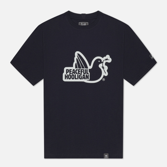 Мужская футболка Peaceful Hooligan Outline Dove Navy
