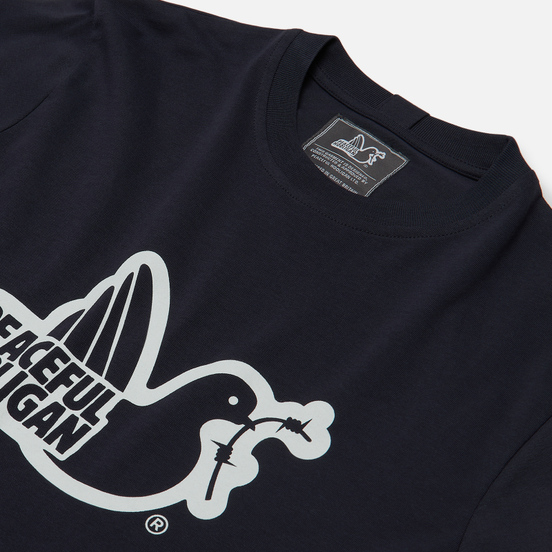 Мужская футболка Peaceful Hooligan Outline Dove Navy