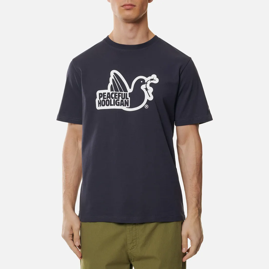Peaceful Hooligan Мужская футболка Outline Dove
