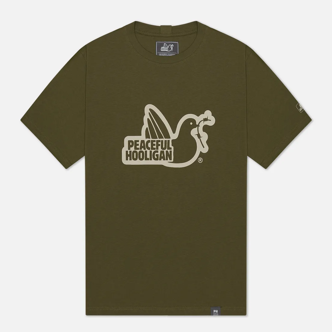 Peaceful Hooligan Мужская футболка Outline Dove
