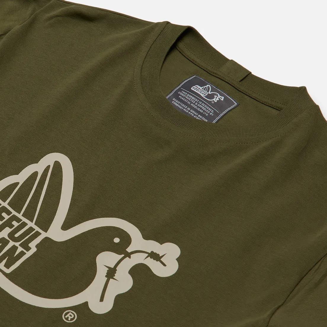 Peaceful Hooligan Мужская футболка Outline Dove