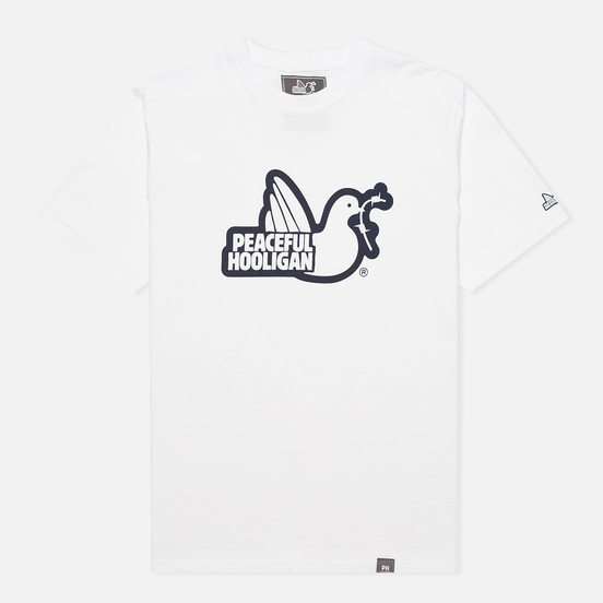 Мужская футболка Peaceful Hooligan Outline Dove White