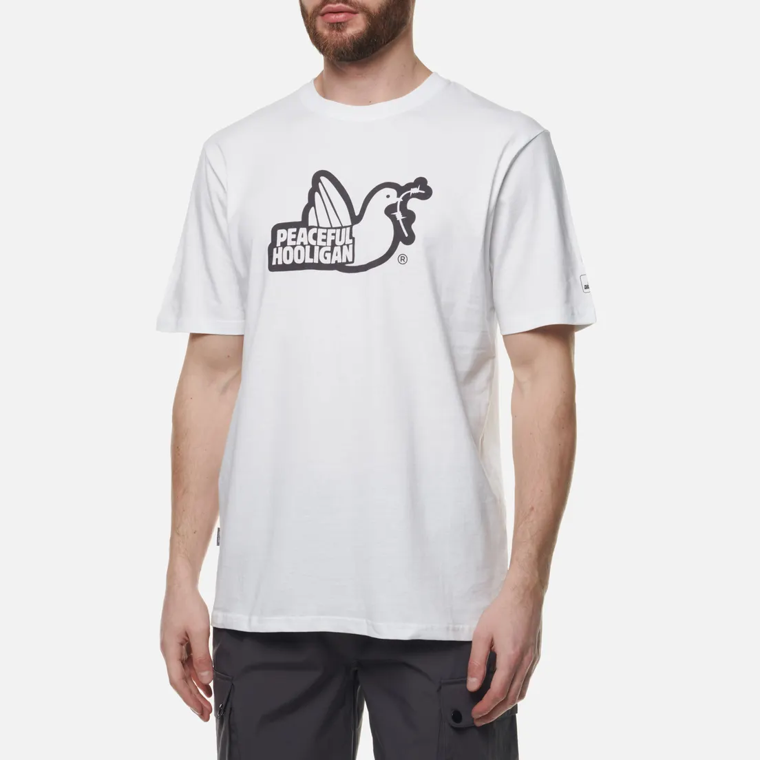 Peaceful Hooligan Мужская футболка Outline Dove